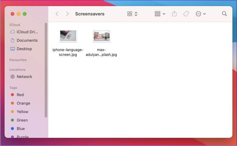 Mac screensavers folder