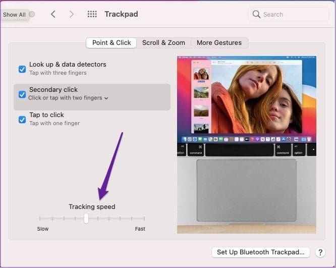Mac tracking speed settings
