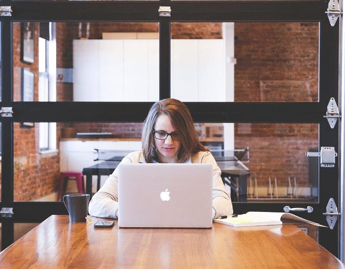 Mac Working Photo