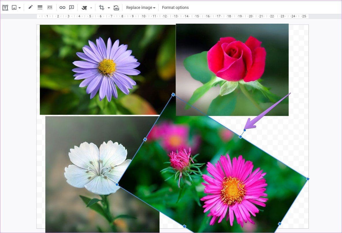 Make collage on google drawings 7