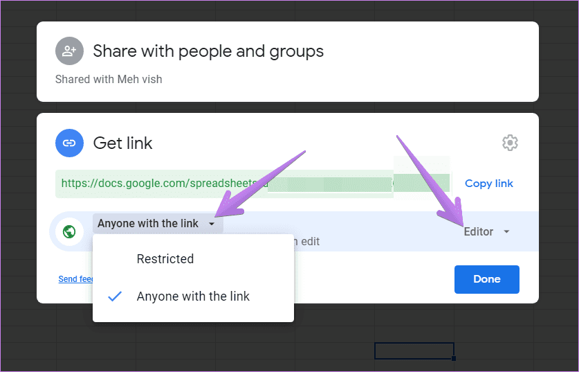 Make google sheets editable by anyone 8