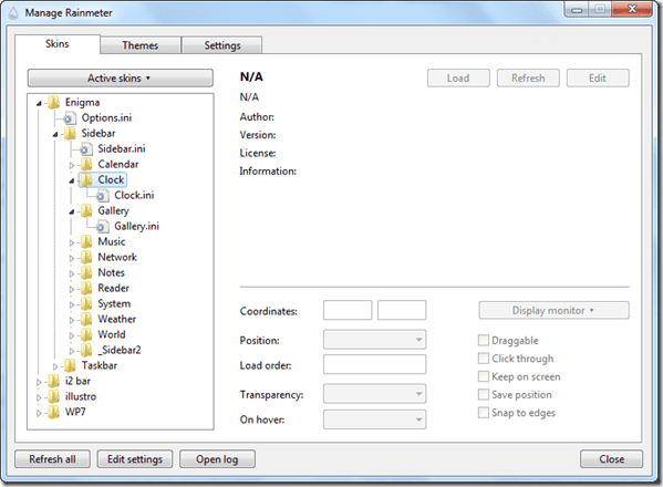 Manage Themes