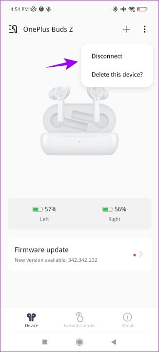 Manage Devices - Disconnect or Delete
