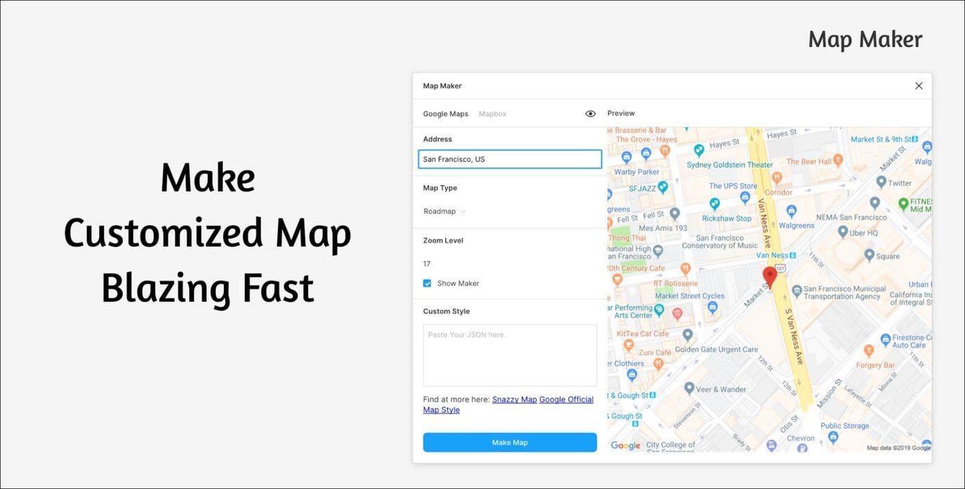 Map maker for figma