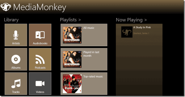 Media Monkey Home