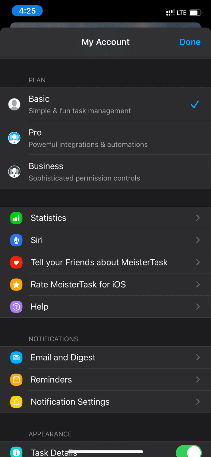 Meister Account