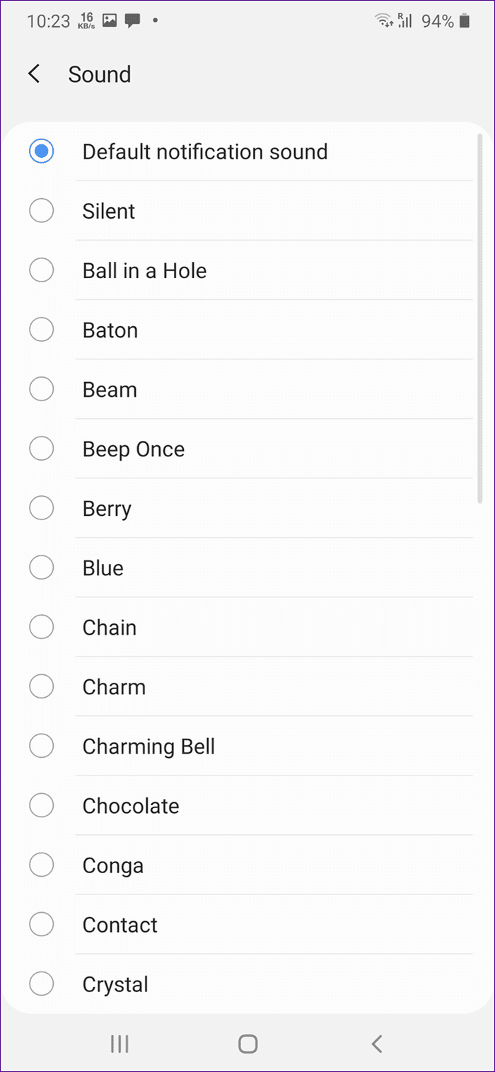 Message sound not working samsung android 15
