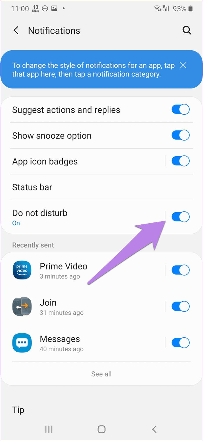 Message sound not working samsung android 16