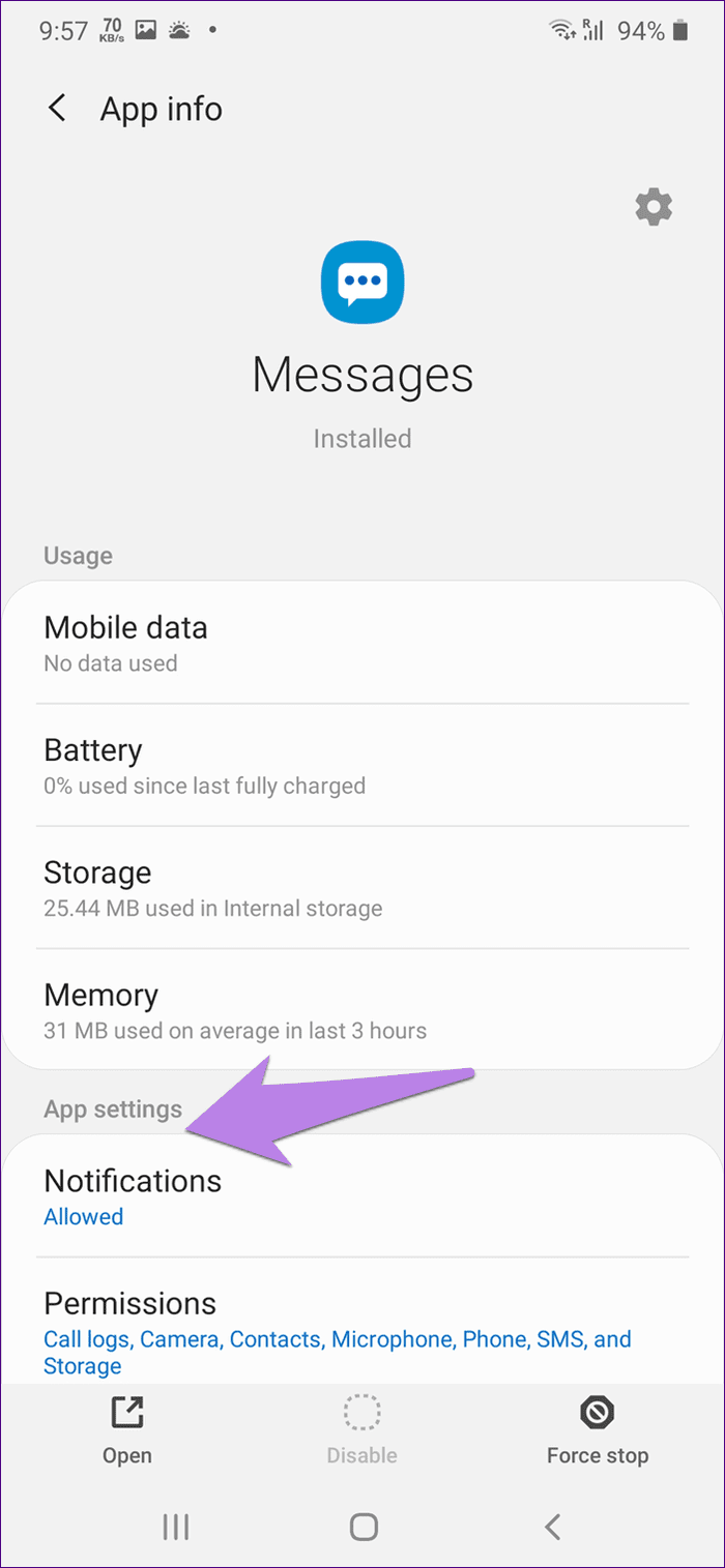 Message sound not working samsung android 6