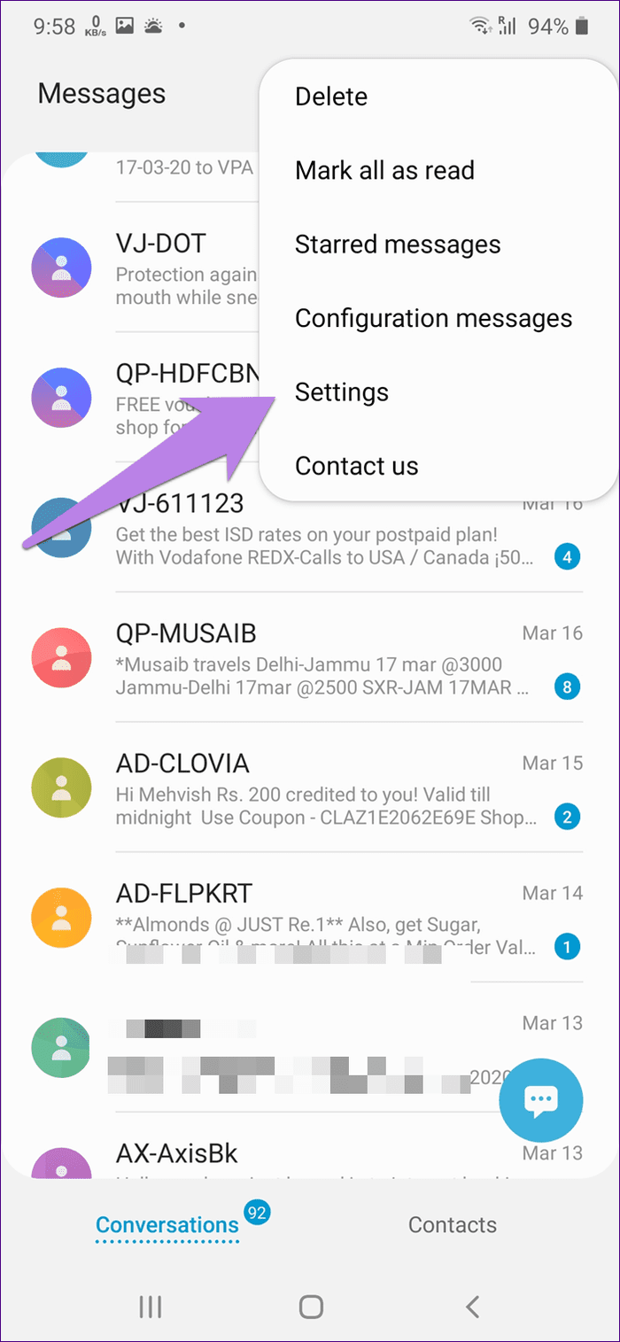 Message sound not working samsung android 9