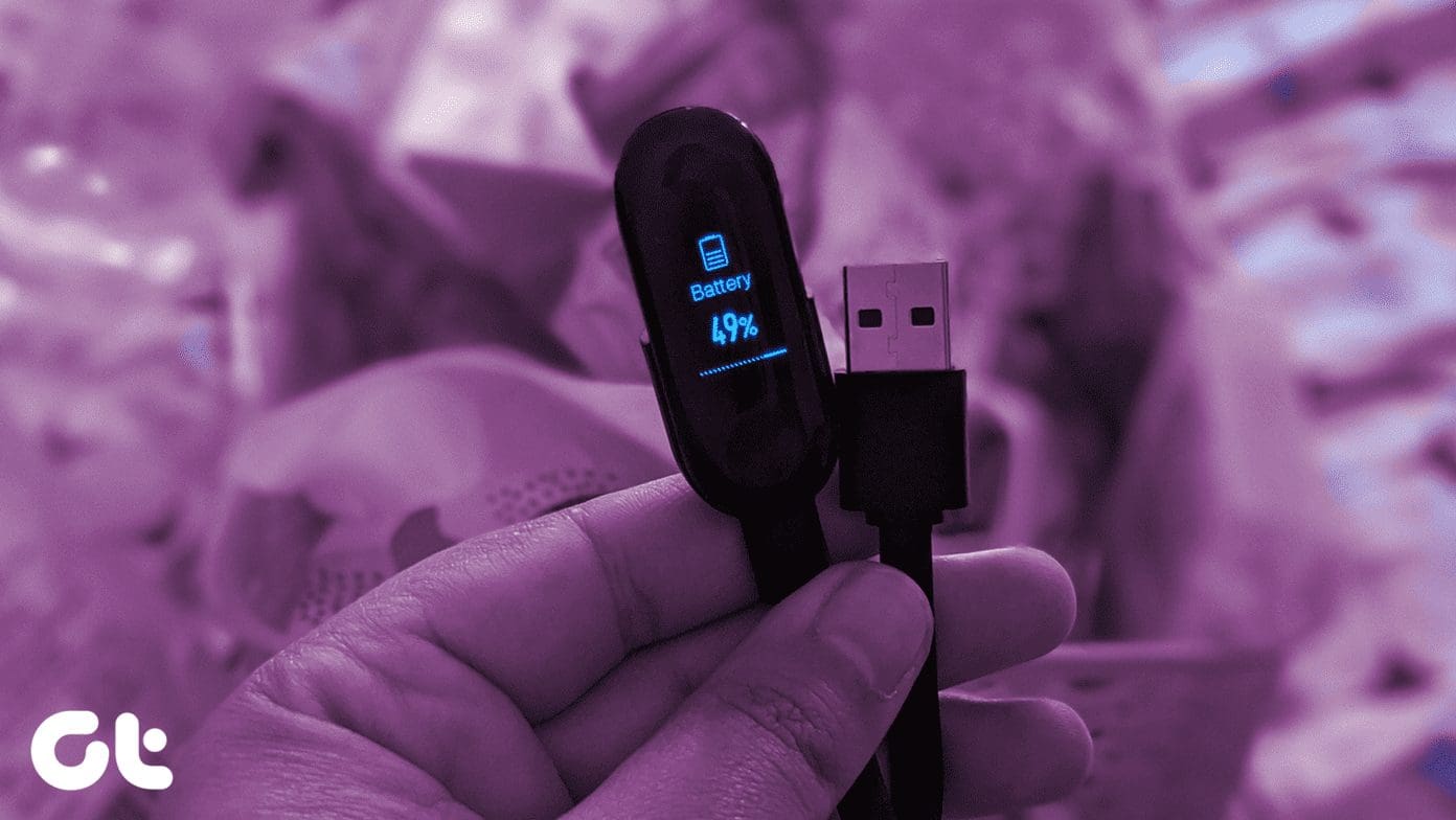 Mi band doesnt charge fi