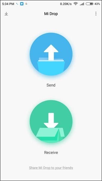 Mi Drop Shareit Xender Compare Android Apps 1