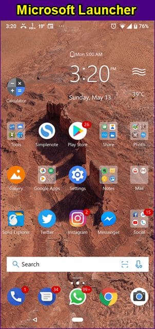 Microsoft Launcher Vs Action Launcher 21
