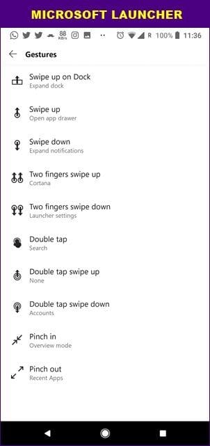 Microsoft Launcher Vs Evie Launcher Comparsion 12