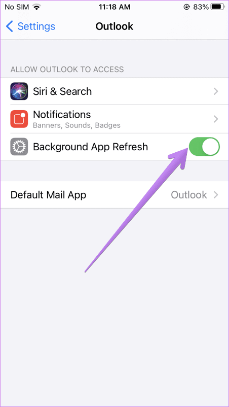 Microsoft outlook app notifications not working 15