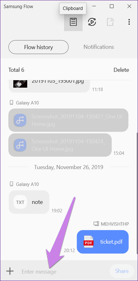 Microsoft Your Phone App Vs Samsung Flow 18
