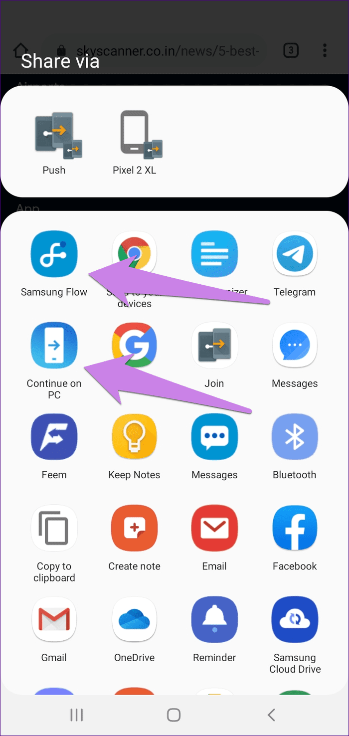 Microsoft Your Phone App Vs Samsung Flow 19