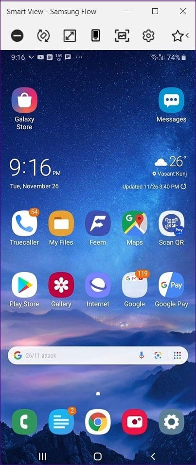 Microsoft Your Phone App Vs Samsung Flow 20