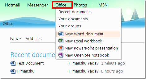 Microsoftofficelive