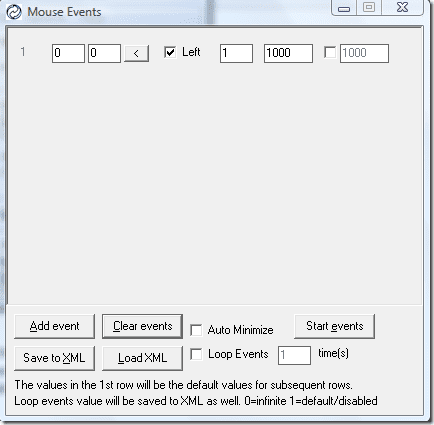 Mouseevents