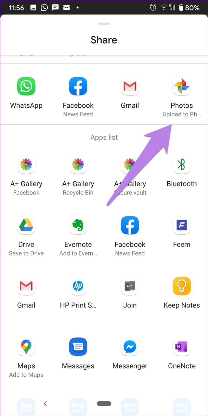 Move photos from email to google photos 13
