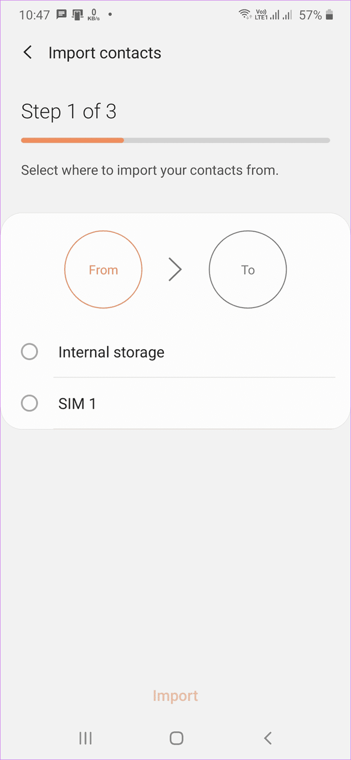 Move samsung contacts to google account 10