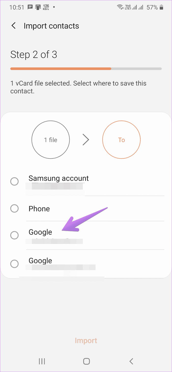 Move samsung contacts to google account 12
