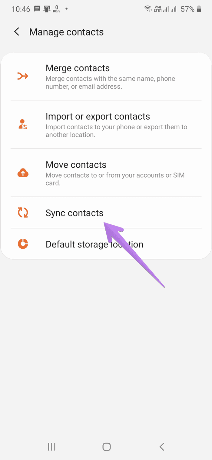 Move samsung contacts to google account 14