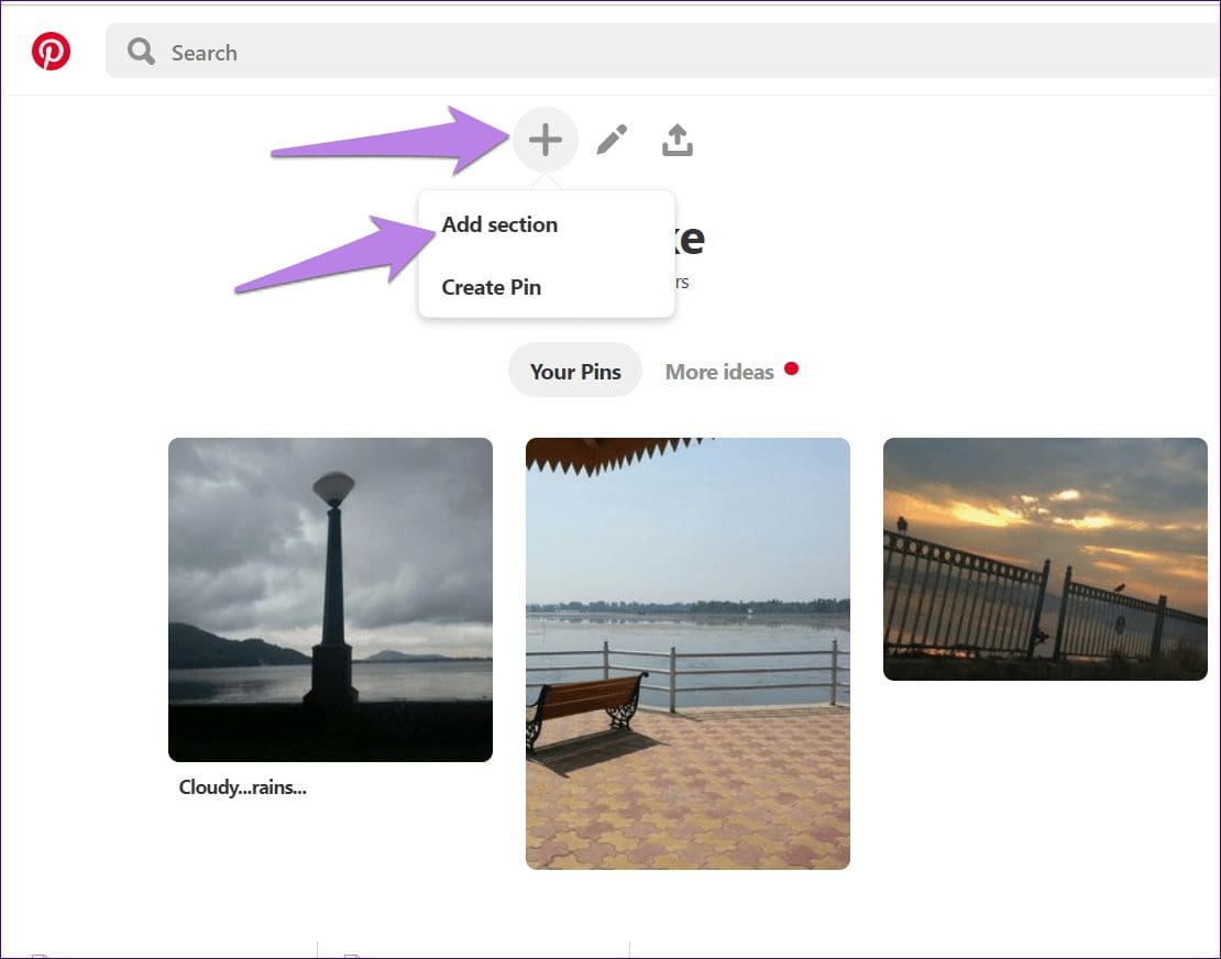 Move Section In Pinterest 1