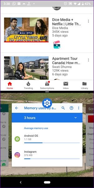 Multitask Android 9 P 8
