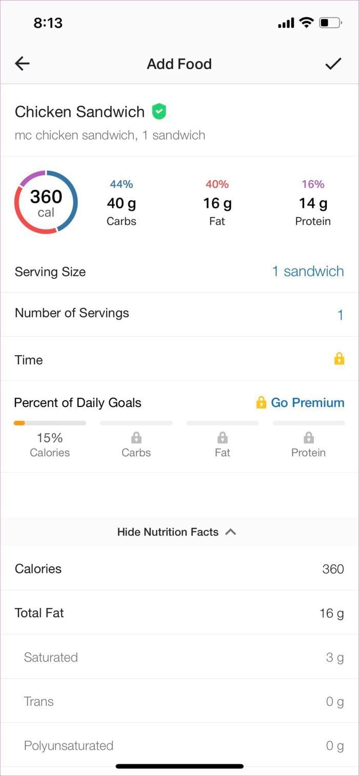 Myfitnesspal 1