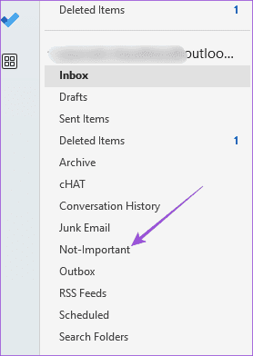 new folder outlook windows