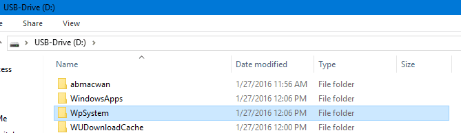 New Folders In External Drive
