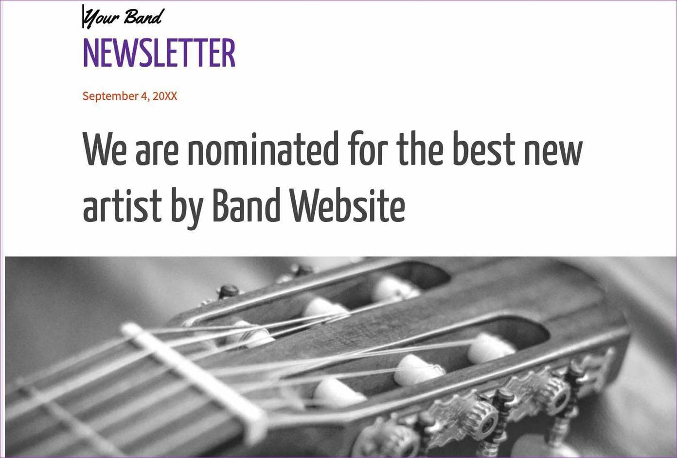 Newsletter template for google docs