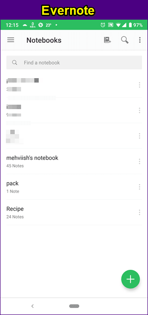 Nimbus Note Vs Evernote 6