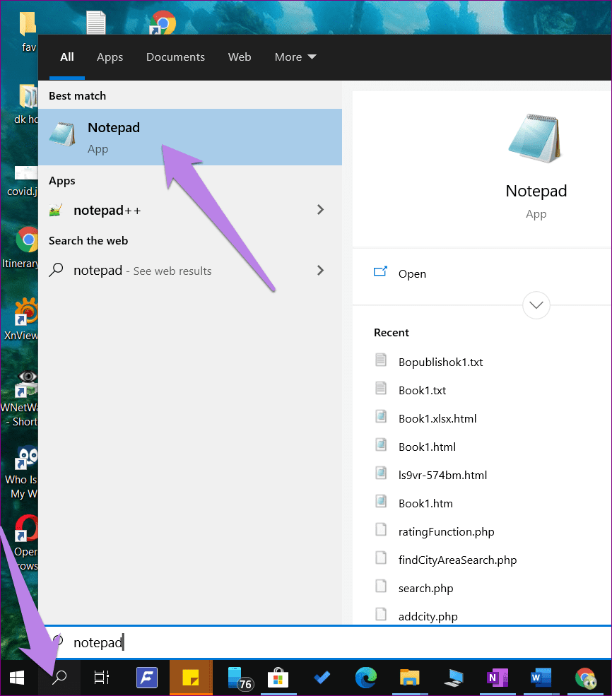 Notepad missing in windows computer 2