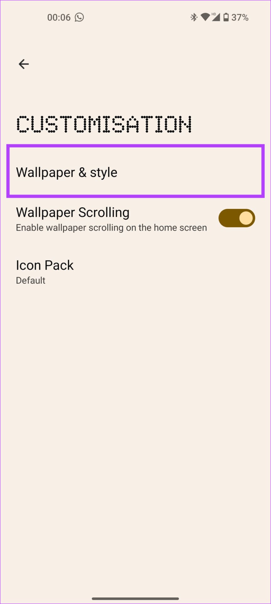 wallpaper and style