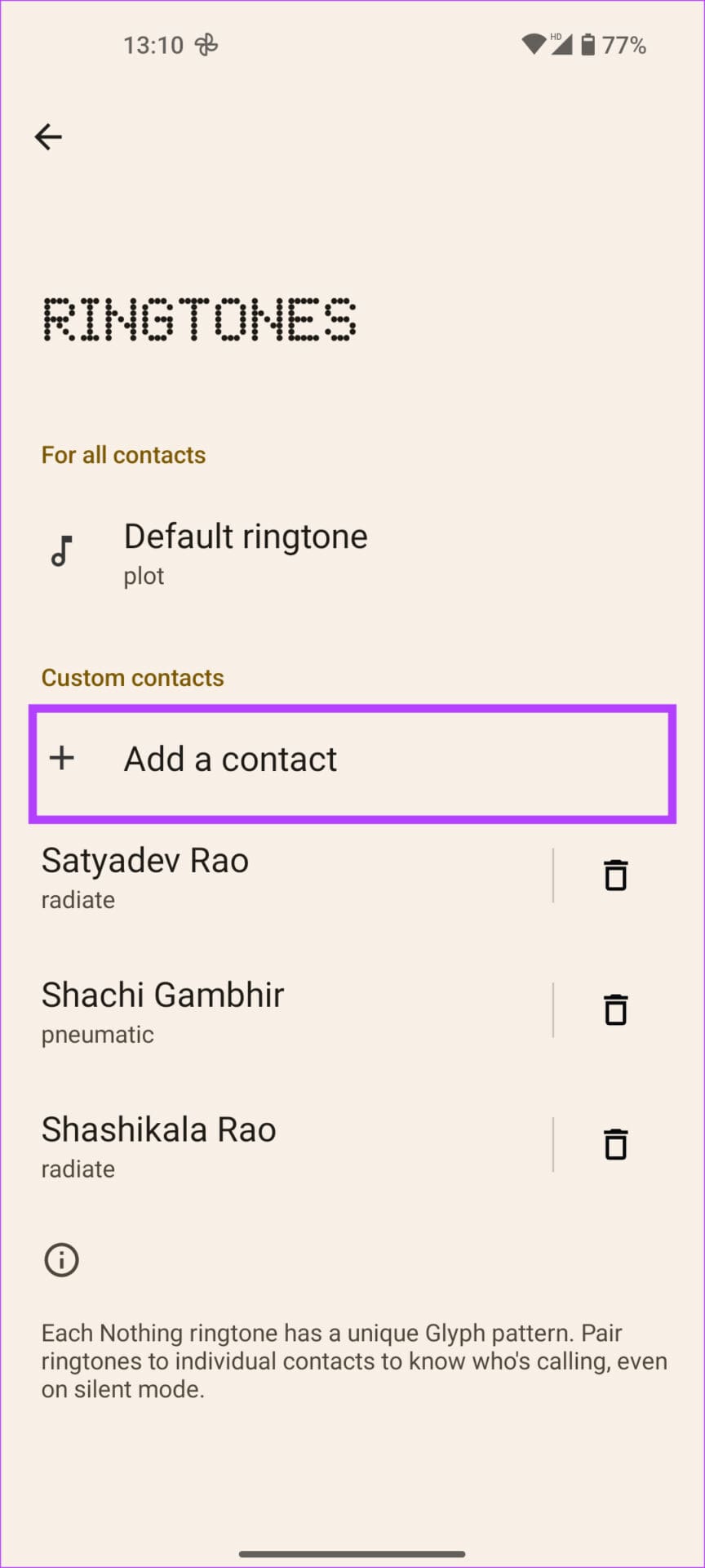 add a contact