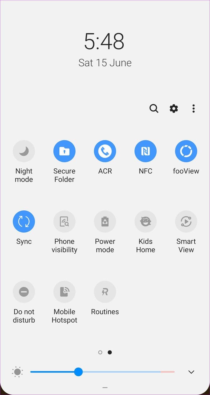 Notification Panel