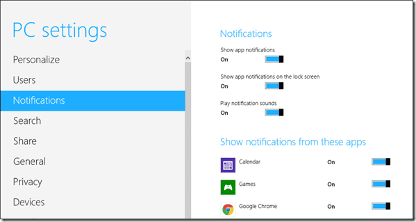 Notifications