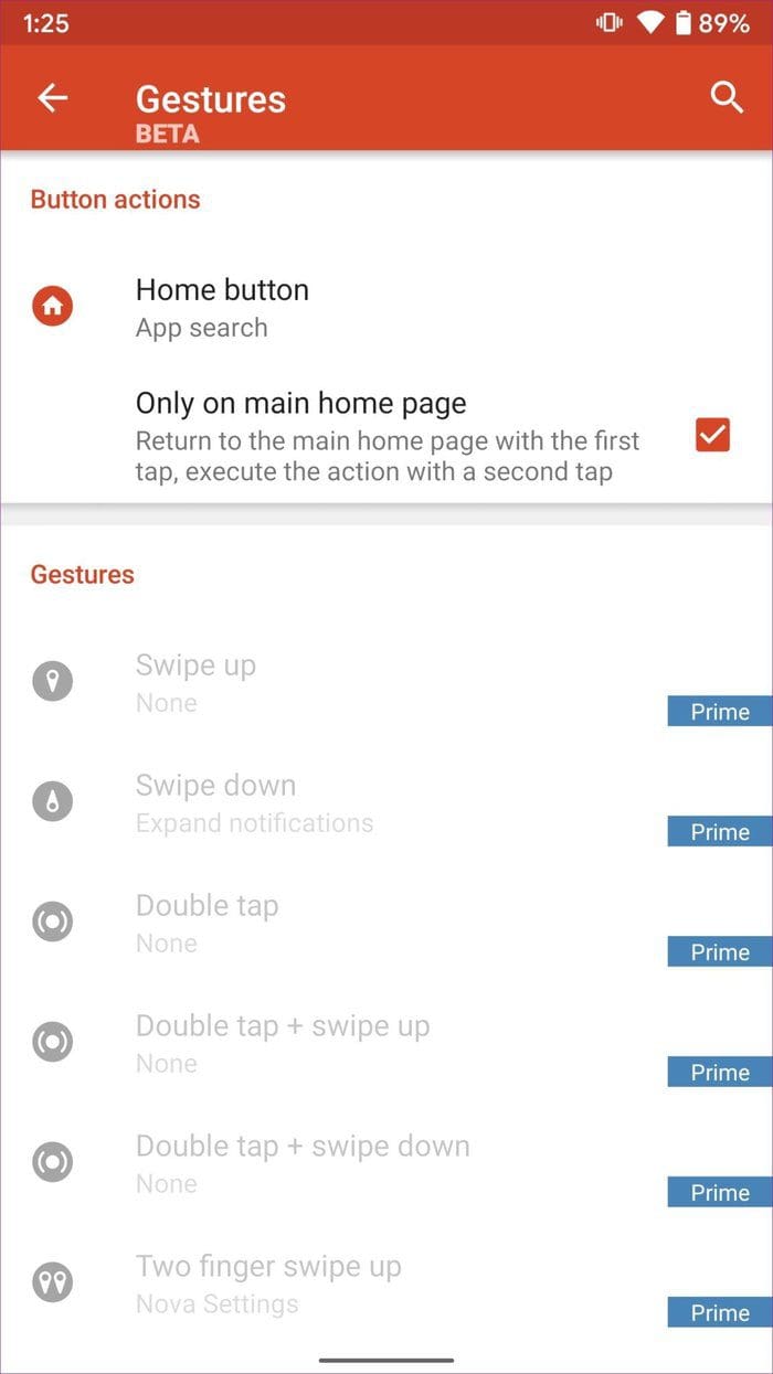 Nova Gestures