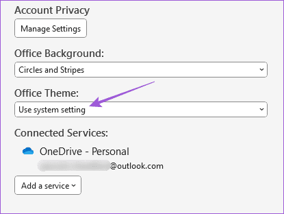 office theme ms word windows 11