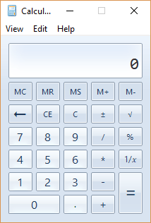Old Windows Calculator