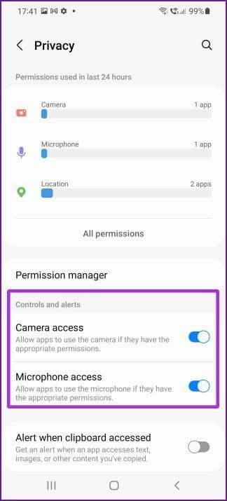 One ui 4 permission