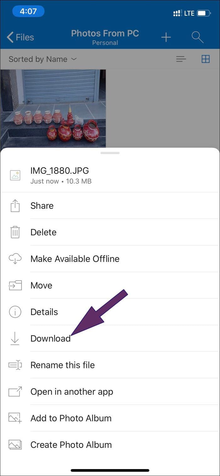 Onedrive download