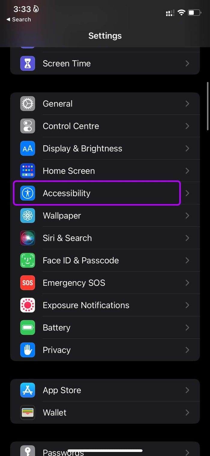 Open accessibility fix siri not playing songs from Apple Music