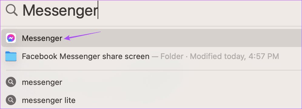 open messenger on mac
