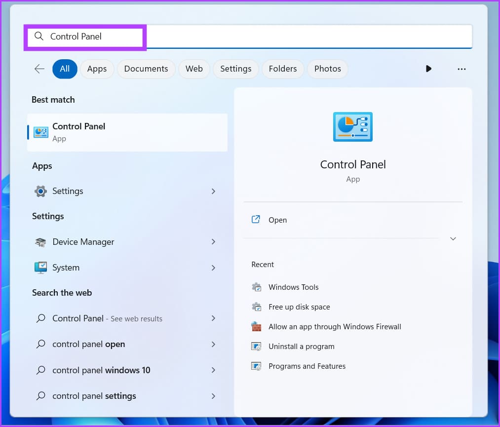 Windows search