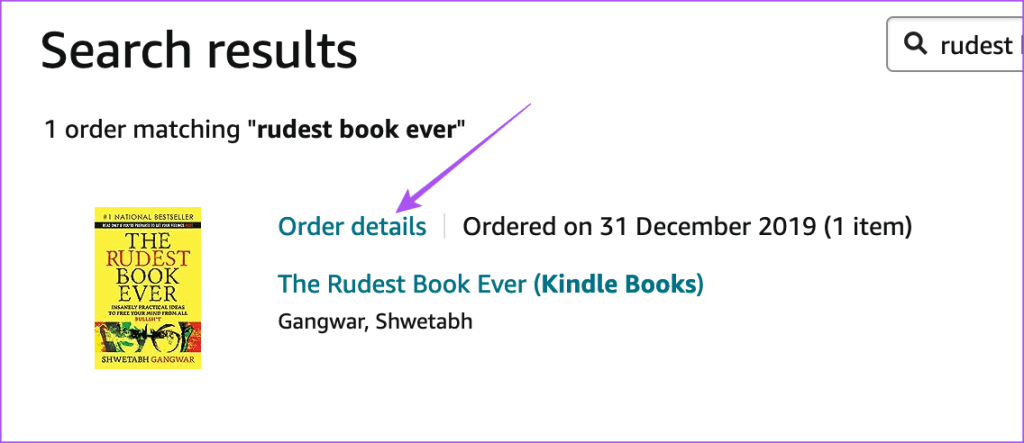 order details kindle books amazon orders