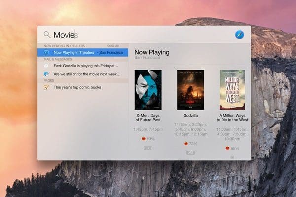 Osx Design Spotlight Showtimes